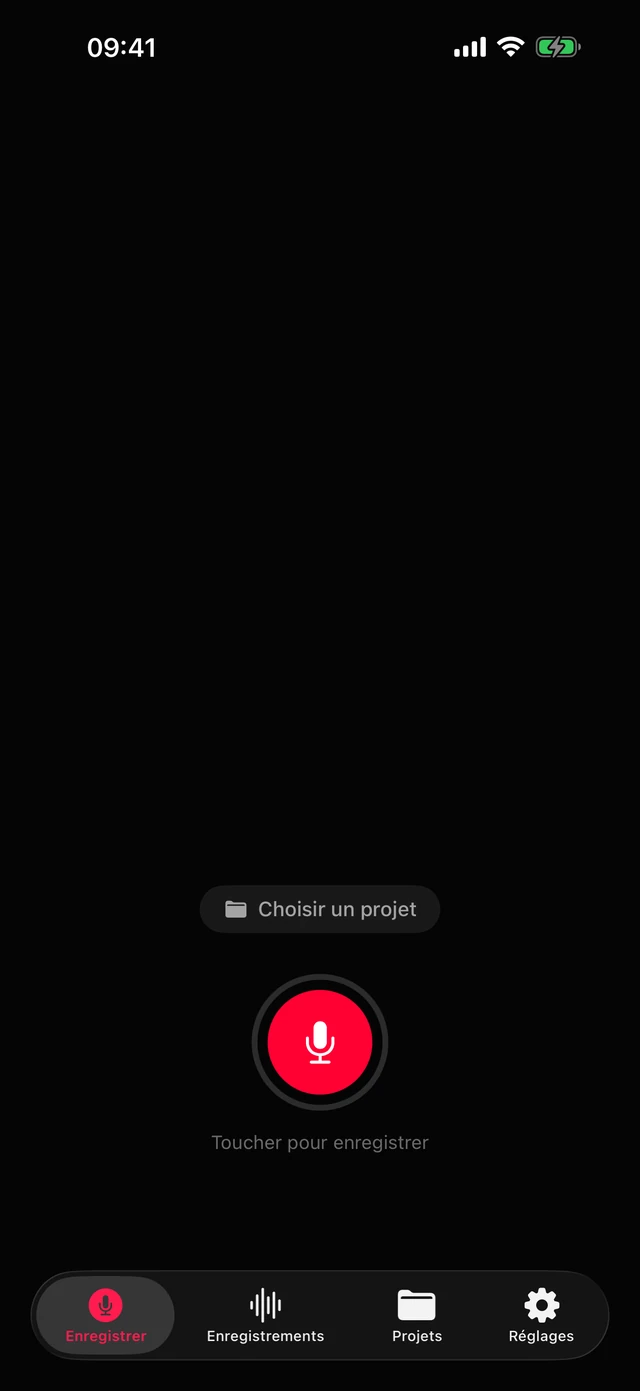 Qualité studio en un tap.