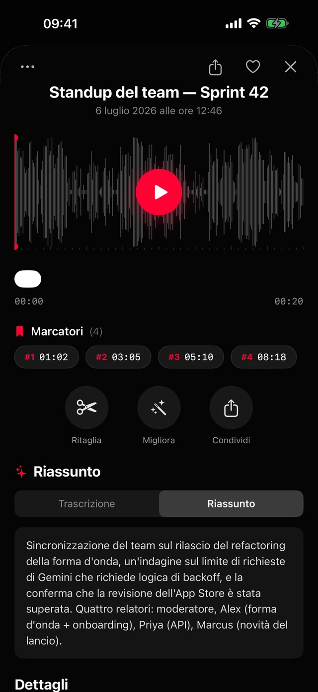 Riassunto e attività, pronti.
